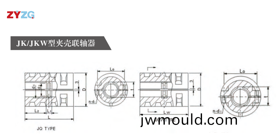 JK/JKW型夾殼聯(lián)軸器 JK/JKW型夾殼聯(lián)軸器